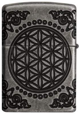 Produktbild: Zippo Tree of Life silbern antik Armor Case hinten