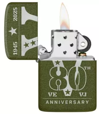 Produktbild: Zippo Victory Europe 80th Anniversary Collectible offen