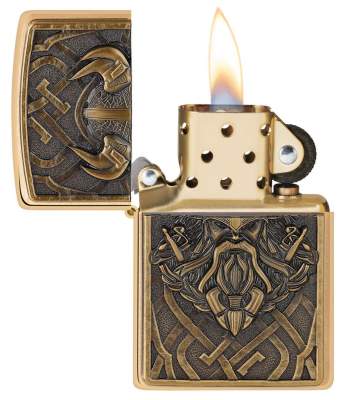 Produktbild: Zippo Viking Wikinger Limited Edition offen