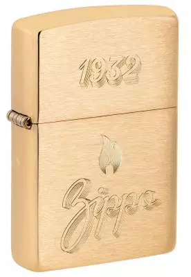 Produktbild: Zippo Vintage mit Gravur Messing Feuerzeug 60007704