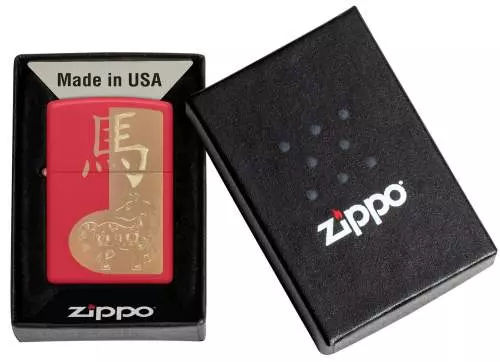 Produktbild: Zippo Year of the Horse 2026 Feuerzeug Verpackung