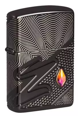 Produktbild: Zippo Z-Pattern Crystal Armor Case schwarz 60007720