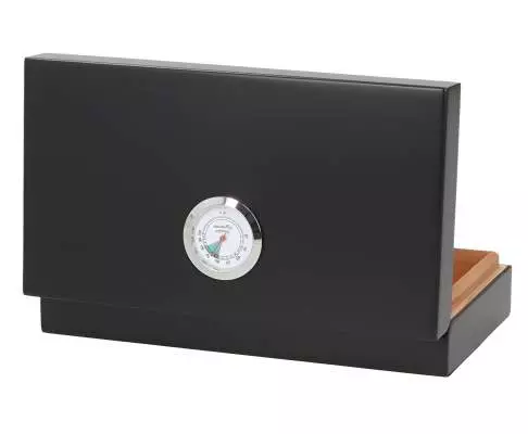 Produktbild: Angelo Humidor schwarz matt mini hinten