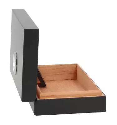 Produktbild: Angelo Humidor schwarz matt mini Seite