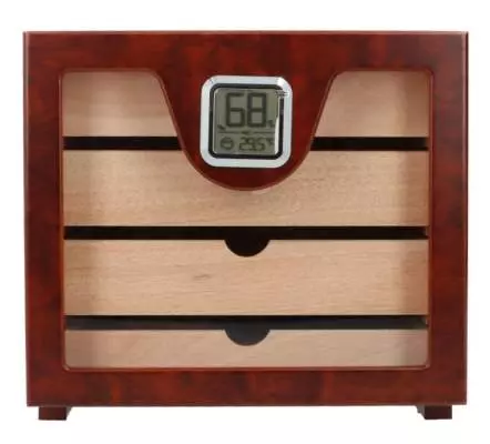 Produktbild: Angelo Humidorschrank Cabinett M Wurzelholz vorne