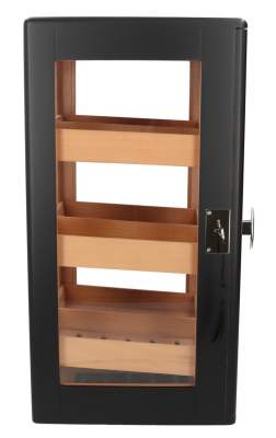 Produktbild: Angelo Humidor Schrank Kabinett 2 schwarz links