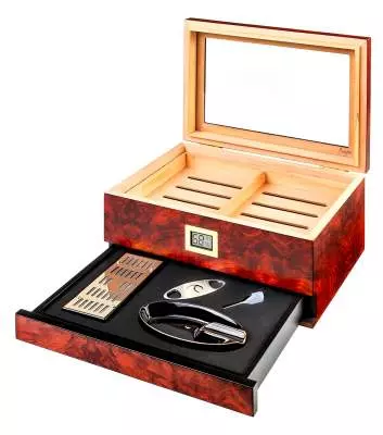 Produktbild: Angelo Humidor Wurzelholz mit Schublade