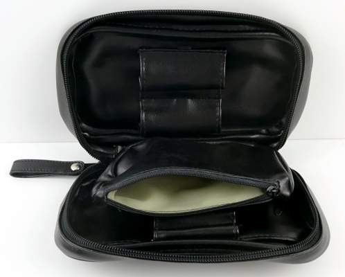 Produktbild: Angelo Pfeifentasche schwarz 2 Pfeifen