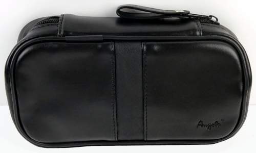 Produktbild: Angelo Pfeifentasche schwarz 2 Pfeifen