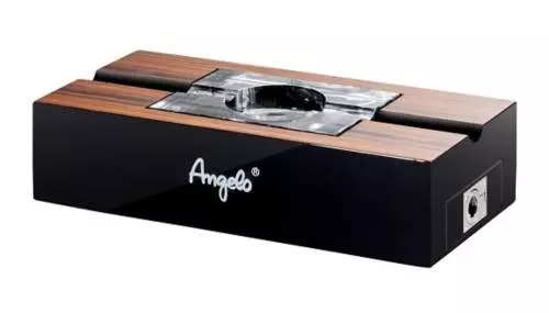 Angelo Design Zigarrenascher Holz XL 2 Ablagen 32x15x7,7cm