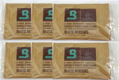 Produktbild: Boveda Set 6x Humidipak 2-way Humidifer groß 69%