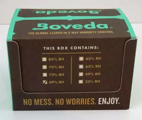 Boveda Set 12x Humidipak 2-way Humidifer groß 69%