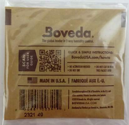 Produktbild: Boveda Humidipak 2-way Humidifer klein 72%