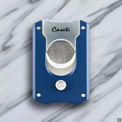 Produktbild: Caseti Paris Zigarrenschneider blau auf Marmor