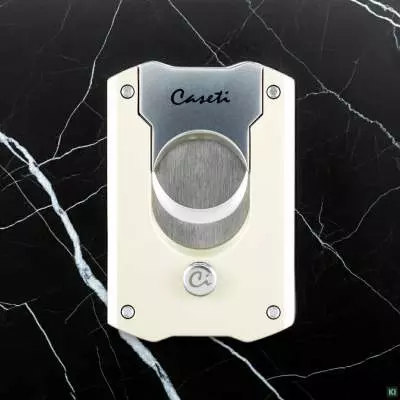 Produktbild: Caseti Paris Zigarrenschneider silber auf Marmor