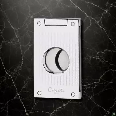 Produktbild: Caseti Paris Zigarrenabschneider chrom auf Marmor