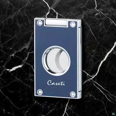 Produktbild: Caseti Paris Zigarrenschneider graublau auf Marmor