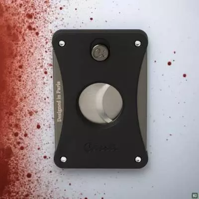 Produktbild: Caseti Paris Zigarrencutter schwarz anthrazit farbenfroh