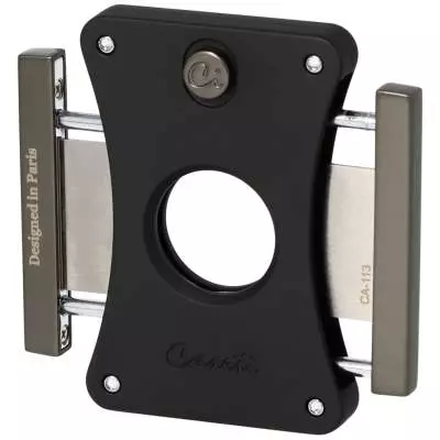 Produktbild: Caseti Paris Zigarrencutter schwarz anthrazit offen