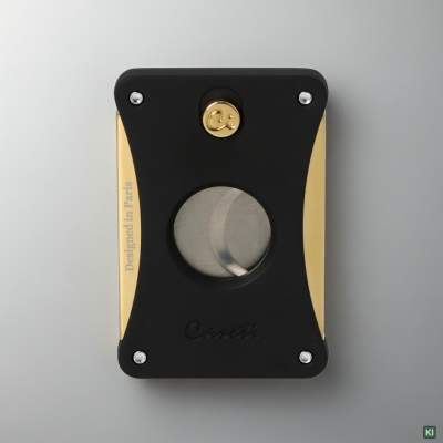 Produktbild: Caseti Paris Zigarrencutter schwarz gold