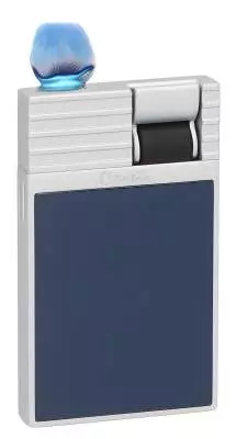 Produktbild: Caseti Paris Feuerzeug dunkelblau silber Flamme