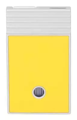 Produktbild: Caseti Paris Feuerzeug gelb Flat Jet Flamme hinten