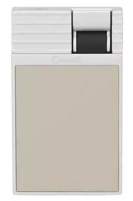 Produktbild: Caseti Paris Feuerzeug grau-beige Flat Jet Flamme vorne