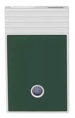 Produktbild: Caseti Paris Feuerzeug grün Flat Jet Flamme hinten