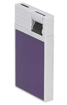 Produktbild: Caseti Paris Feuerzeug lila Flat Jet Flamme seitlich