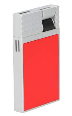 Produktbild: Caseti Paris Feuerzeug rot Flat Jet Flamme seitlich