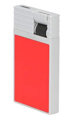 Produktbild: Caseti Paris Feuerzeug rot Flat Jet Flamme seitlich