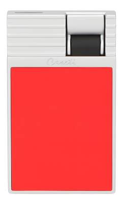 Produktbild: Caseti Paris Feuerzeug rot Flat Jet Flamme vorne