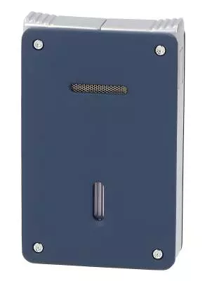 Produktbild: Caseti Paris Duo-Feuerzeug blau chrom hinten