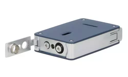 Produktbild: Caseti Paris Duo-Feuerzeug blau chrom unten