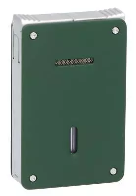 Produktbild: Caseti Paris Duo-Feuerzeug grün chrom hinten