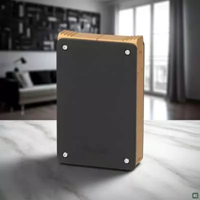 Produktbild: Caseti Paris Duo-Feuerzeug Schwarz golden im Wohnzimmer