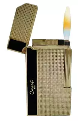 Produktbild: Caseti Paris Feuerzeug Rom schwarz gold Caree