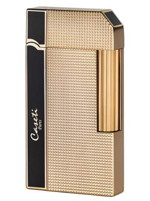 Produktbild: Caseti Paris Feuerzeug Rom schwarz gold Caree