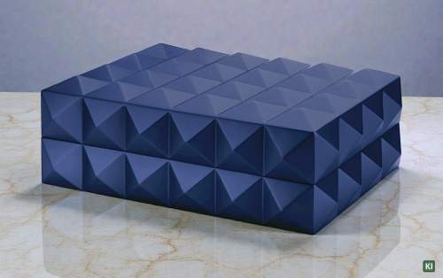 Produktbild: Colibri Humidor Quasar blau matt auf einem Tisch