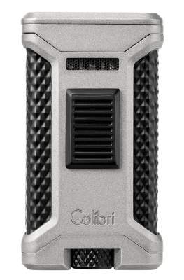 Produktbild: Colibri Ascari anthrazit schwarz Feuerzeug vorne