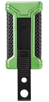Produktbild: Colibri Ascari grün schwarz Feuerzeug hinten