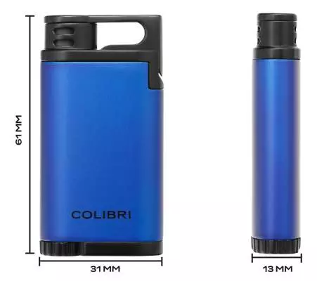 Produktbild: Colibri Belmont Feuerzeuge Abmessungen