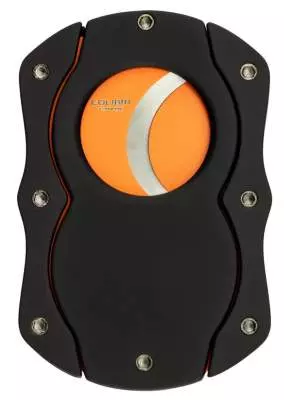 Produktbild: Colibri Cut schwarz mit orangen silikonbeschichteten Klingen hinten