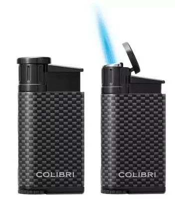 Colibri Evo Carbon Design schwarz Feuerzeug