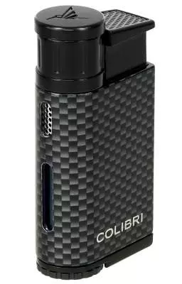 Produktbild: Colibri Evo schwarz Carbon Design Feuerzeug