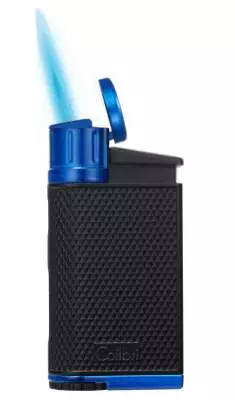 Produktbild: Colibri Evo schwarz blau Feuerzeug mit Flamme