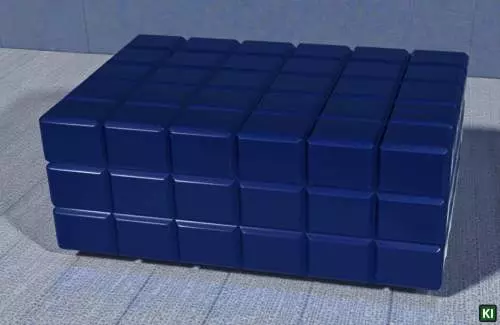 Produktbild: Colibri Humidor Heritage blau matt auf Tisch