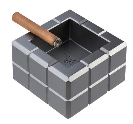 Produktbild: Colibri Heritage Cube anthrazit Zigarrenascher mit 4 Ablagen
