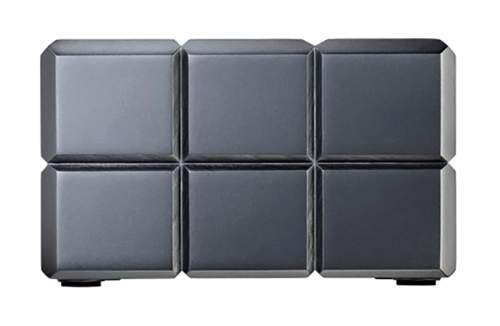 Produktbild: Colibri Heritage Cube anthrazit Zigarrenascher seitlich