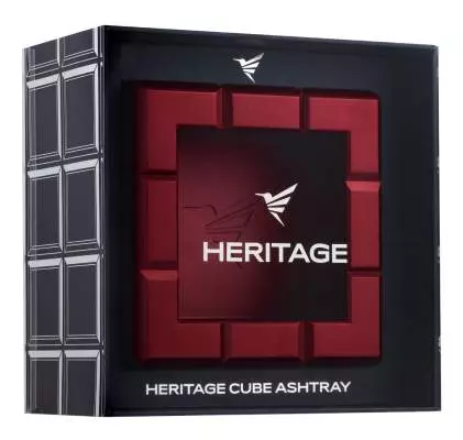 Produktbild: Colibri Heritage Cube rot Zigarrenascher verpackung